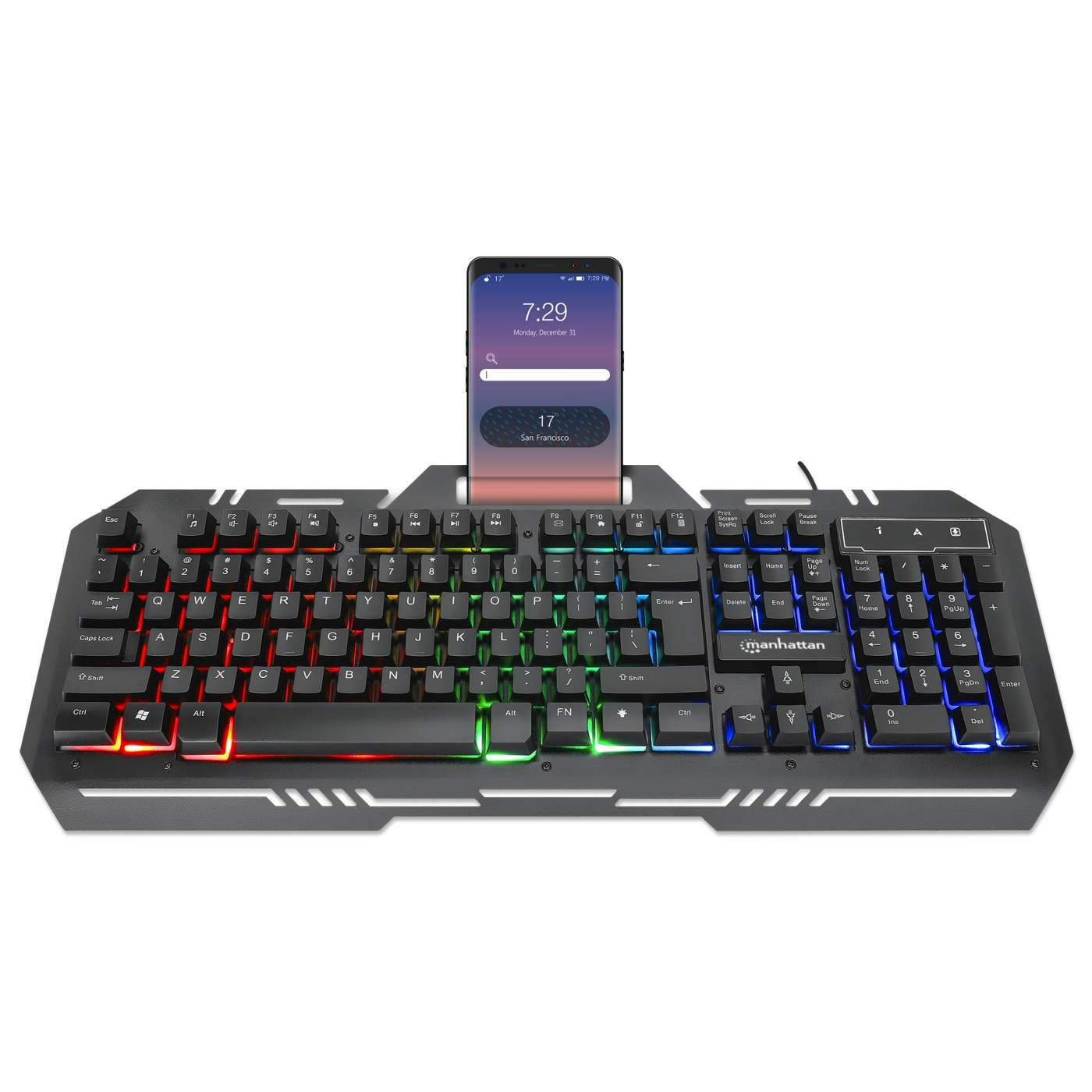 Manhattan 180610 teclado Juego QWERTY Inglés