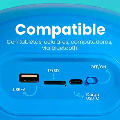 Vorago BSP-205-BL altavoz portátil y para fiesta Altavoz portátil estéreo Azul 10 W