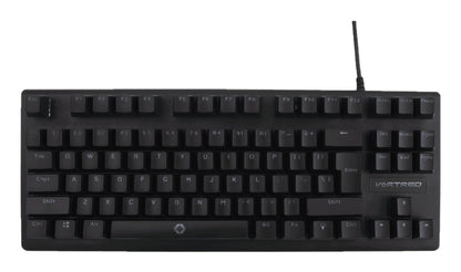 Teclado Gaming Vortred Alpha Mecánico Compacto LED/RGB Color Negro