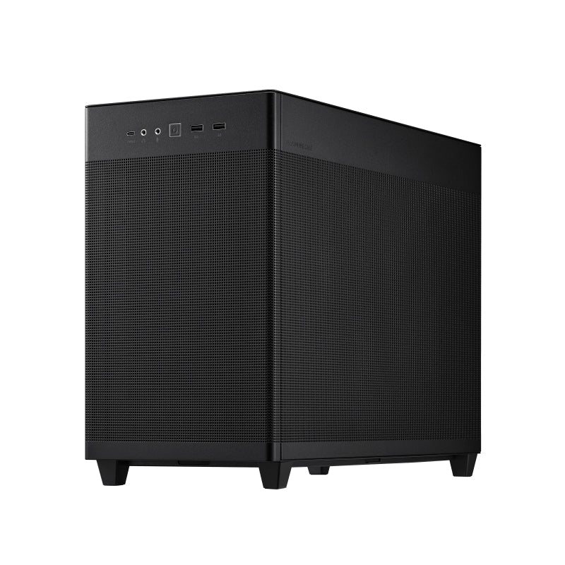 Gabinete Asus Prime AP201 Black Paneles de Malla Micro ATX Negro