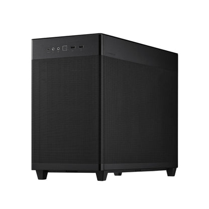 Gabinete Asus Prime AP201 Black Paneles de Malla Micro ATX Negro