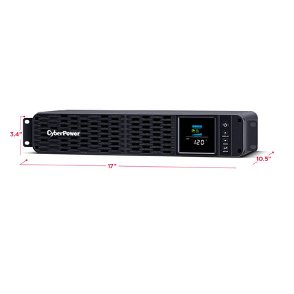 CyberPower CP1500PFCRM2U sistema de alimentación ininterrumpida (UPS) Línea interactiva 1.5 kVA 1000 W 8 salidas AC