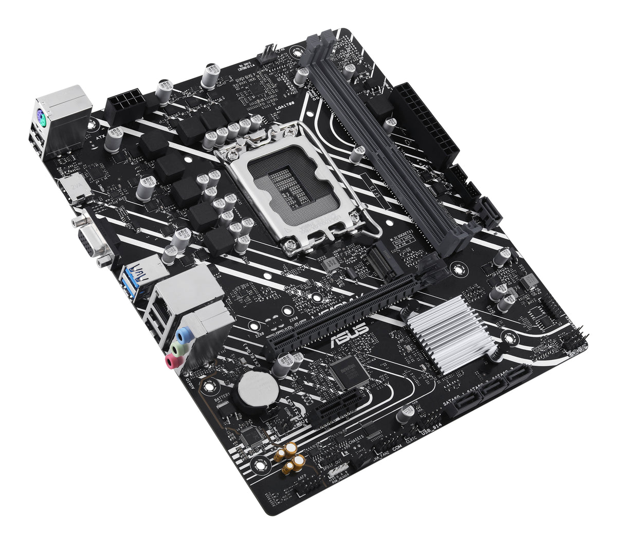 Tarjeta Madre Asus PRIME H610M-K 2xDDR5 96GB 5600Mhz HDMI VGA PCIe 4.0 M.2 S 1700 12th 13th 14th Gen mATX