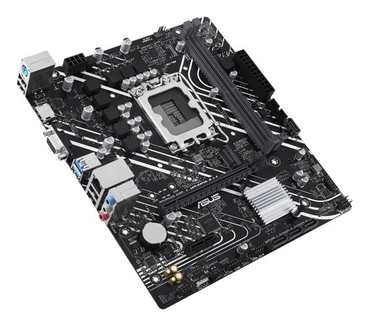 Tarjeta Madre Asus PRIME H610M-K 2xDDR5 96GB 5600Mhz HDMI VGA PCIe 4.0 M.2 S 1700 12th 13th 14th Gen mATX