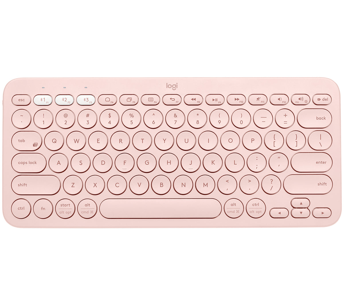 Teclado Logitech K380 Multidispositivo Inalámbrico Color Rosa