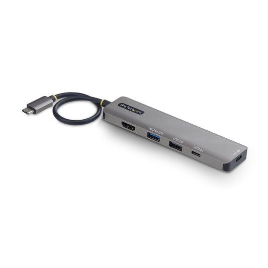 StarTech.com 164B-USBC-MULTIPORT base para laptop o replicador de puertos Alámbrico USB 3.2 Gen 2 (3.1 Gen 2) Type-C Gris