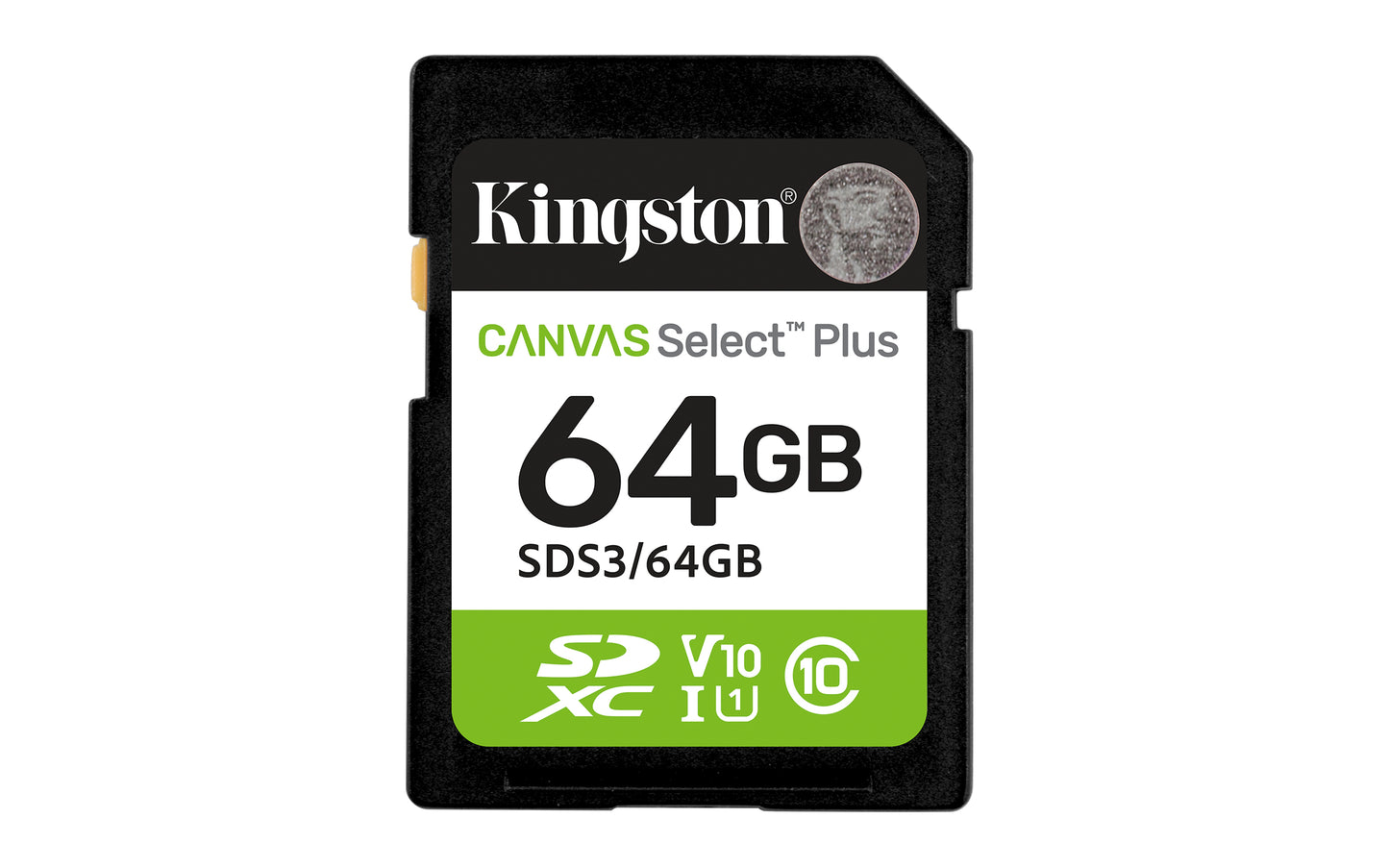 Memoria Micro SDXC Kingston Flash Canvas Select Plus 64GB SD UHS-I Clase 10