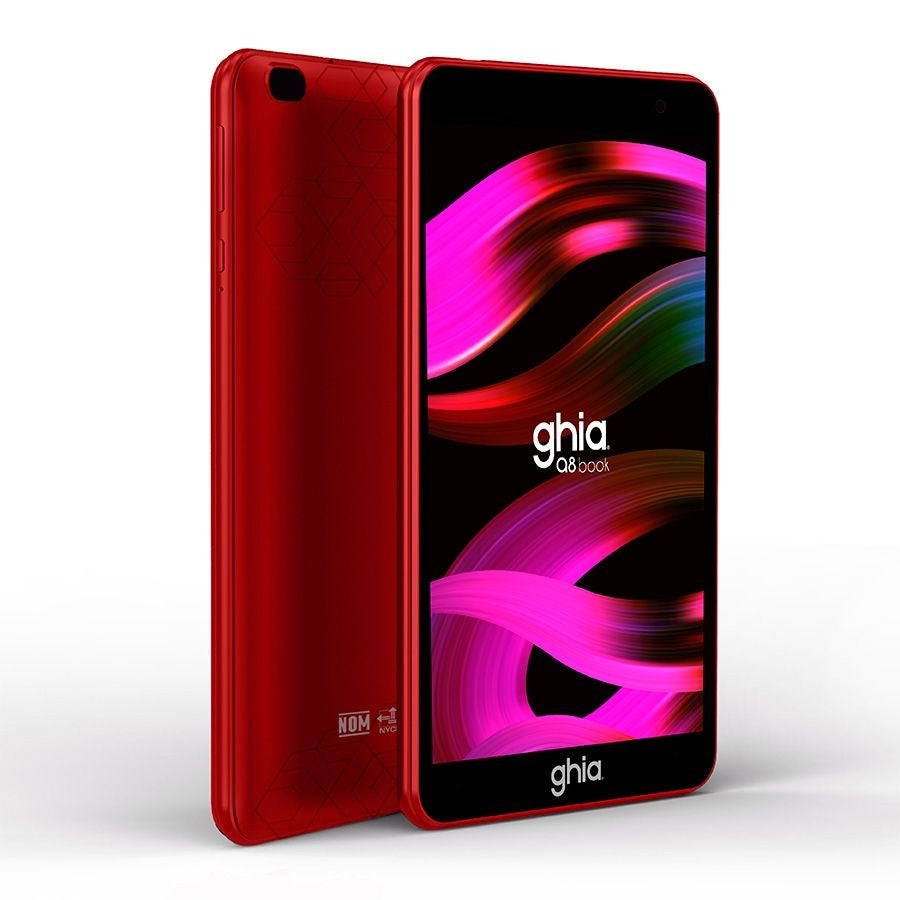 Ghia GA8N2R tableta Allwinner 64 GB 17.8 cm (7") 4 GB Android 14 Rojo
