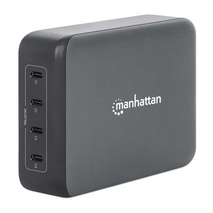 Estación de carga USB-C Manhattan 4 puertos USB-C PD 240W