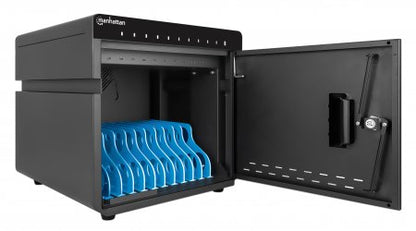 Manhattan 715942 carrito o armario de dispositivo portátil Gabinete de manejo de dispositivos portátiles Negro