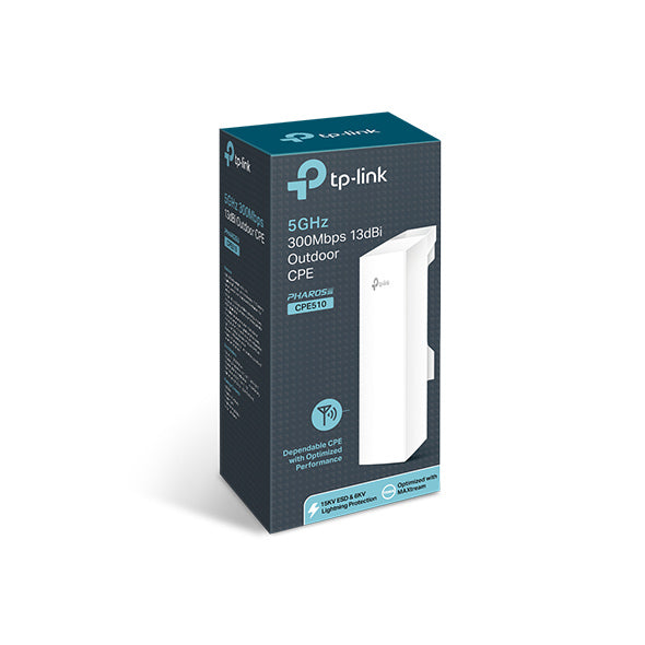 TP-Link CPE510 punto de acceso inalámbrico 300 Mbit/s Blanco Energía sobre Ethernet (PoE)