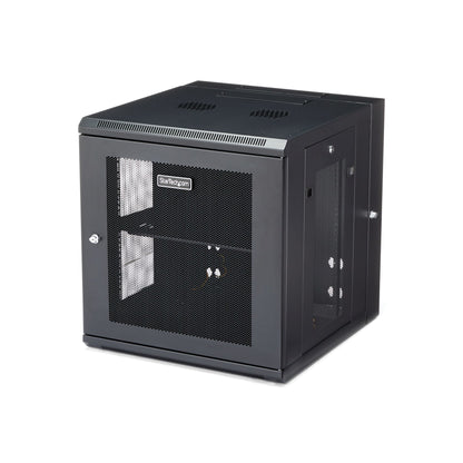 StarTech.com RK1224WALHM armario rack Bastidor de pared Negro