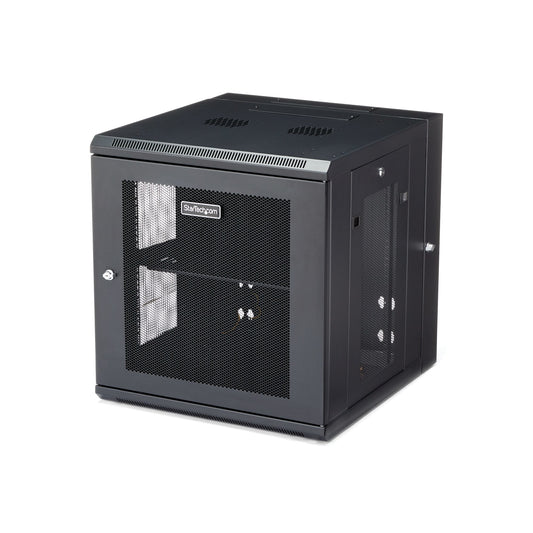 StarTech.com RK1224WALHM armario rack Bastidor de pared Negro