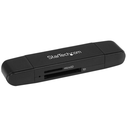 StarTech.com SDMSDRWU3AC lector de tarjeta USB 3.2 Gen 1 (3.1 Gen 1) Type-A/Type-C Negro