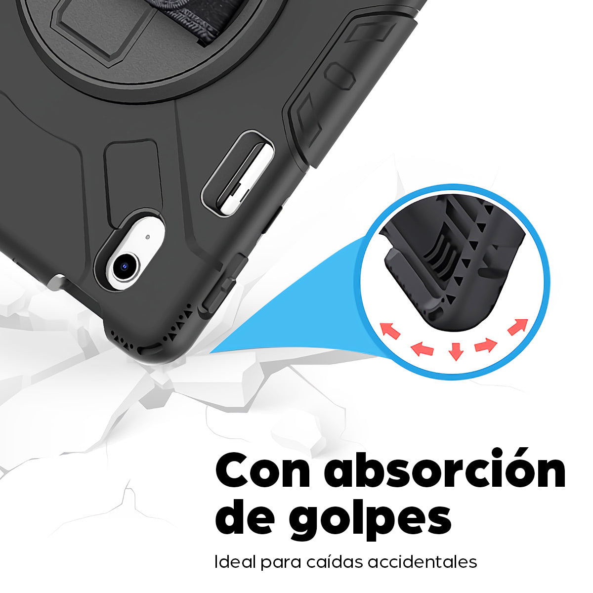 Funda de uso rudo Manhattan iPad 10.9 (10ma gen)