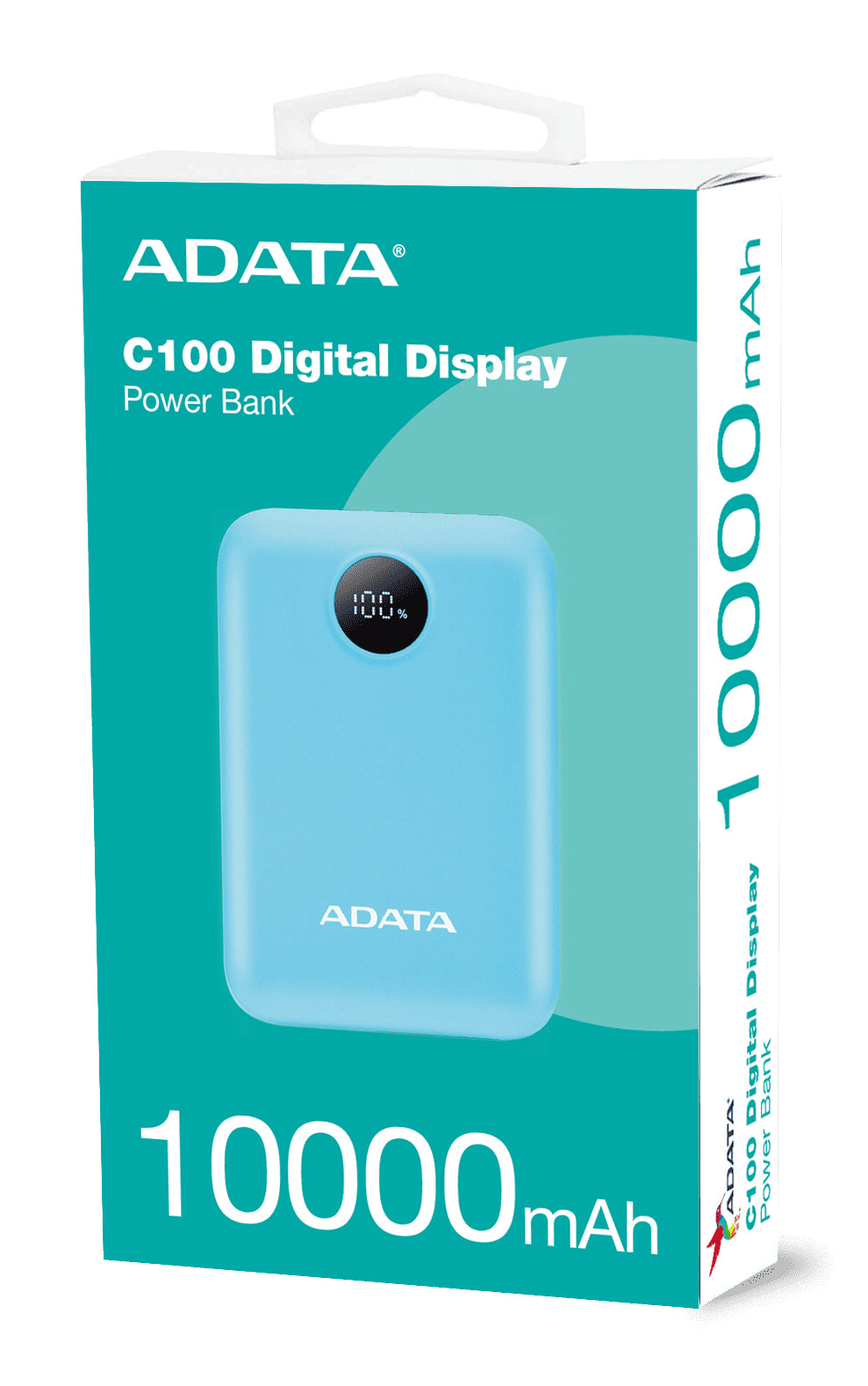 ADATA C100 Polímero de litio 10000 mAh Azul claro