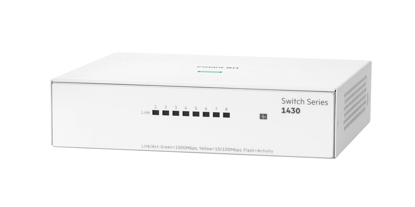 HPE Aruba Networking Networking Instant On Switch 8p Gigabit 1430