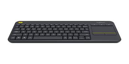 Teclado Logitech K400 Plus Inalámbrico C/TouchPad Color Negro