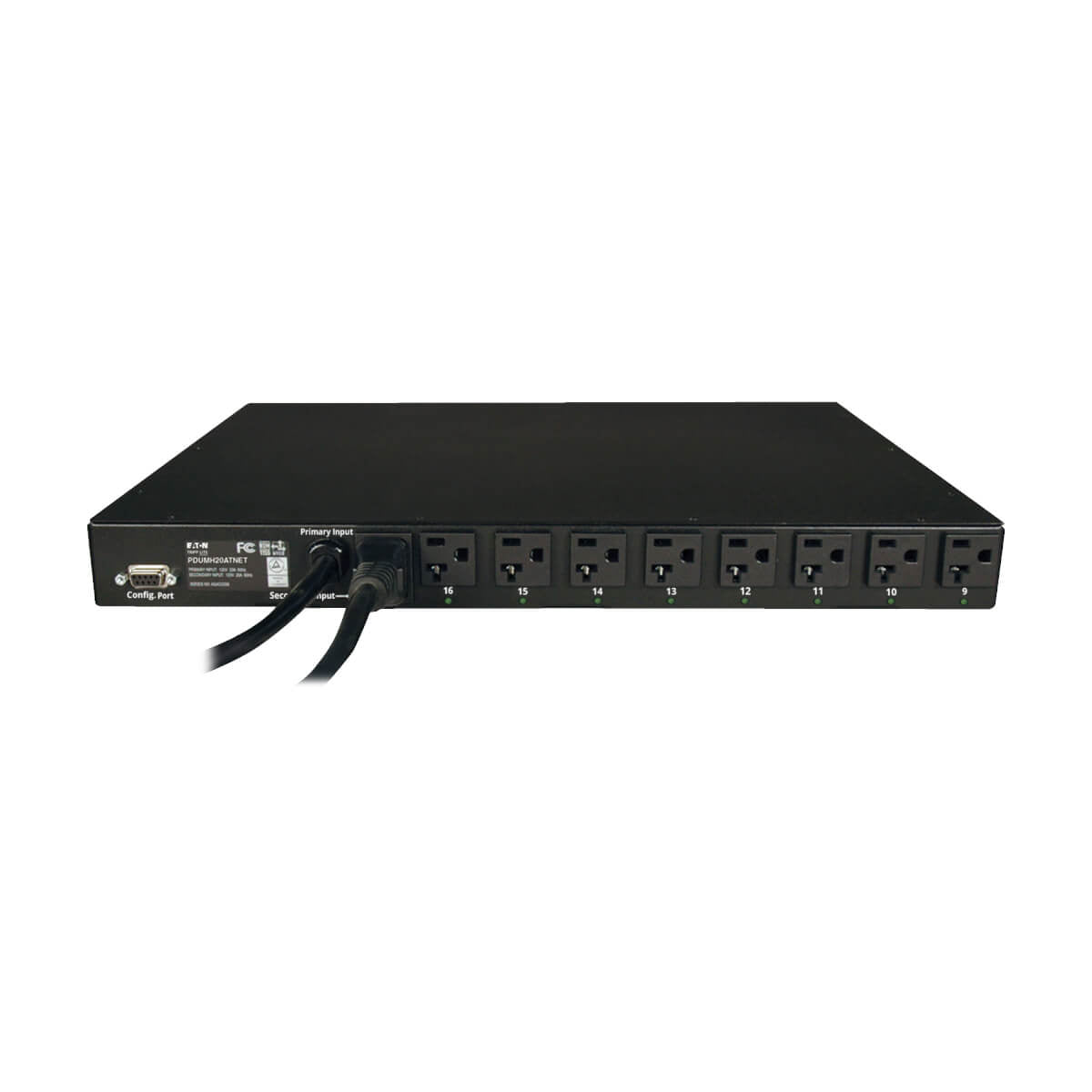 Tripp Lite PDUMH20ATNET unidad de distribución de energía (PDUs) 16 salidas AC Negro
