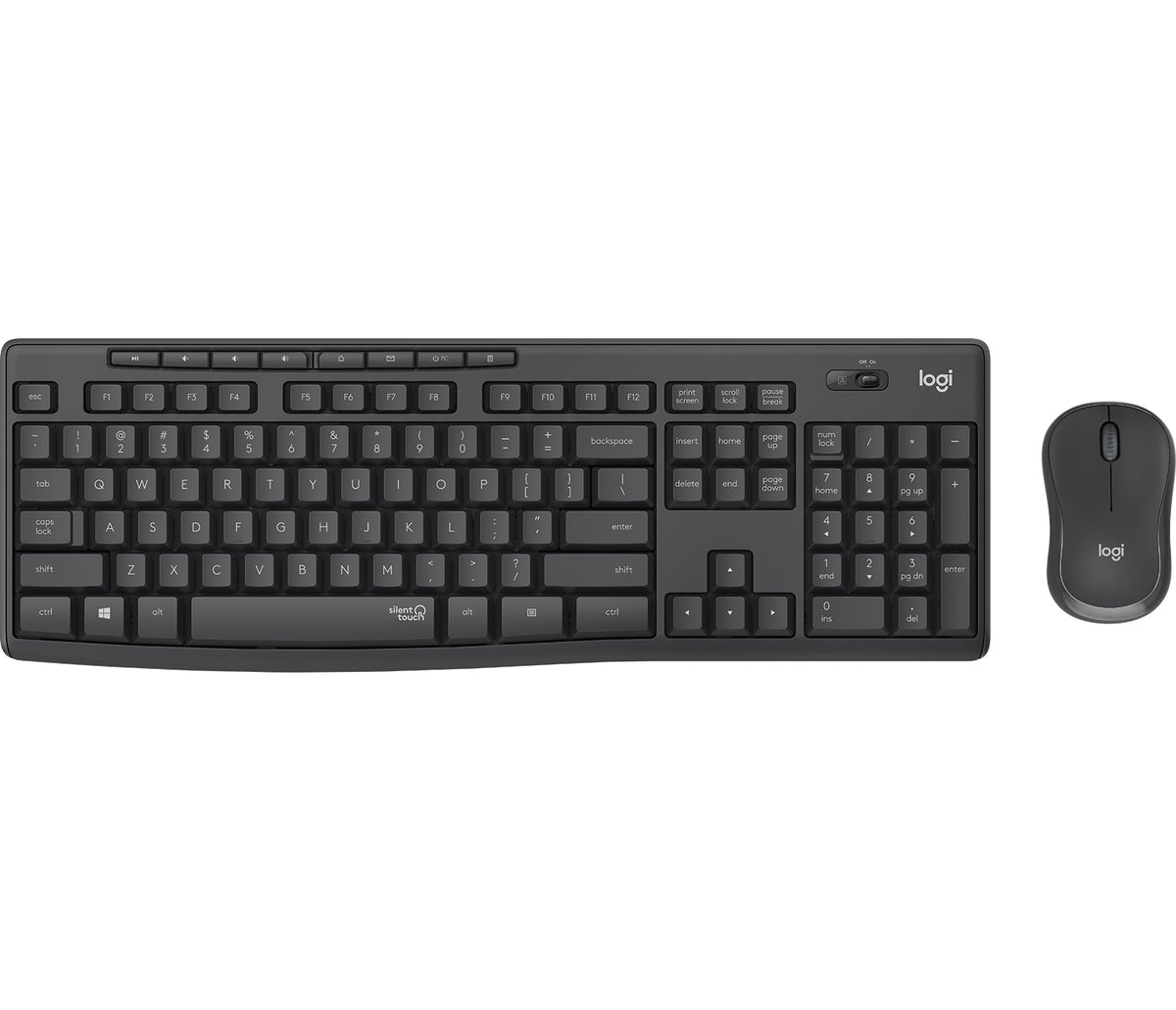 Logitech 920-009792 teclado Ratón incluido Universal RF inalámbrico Español Grafito