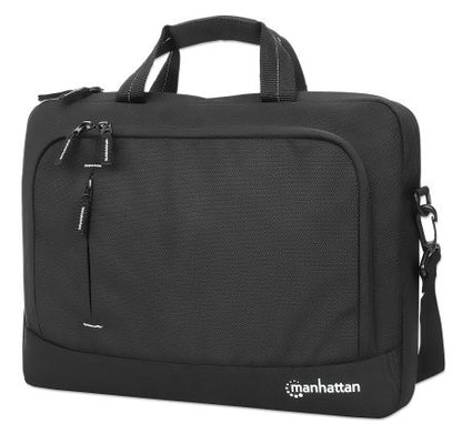 Manhattan 440363 maletín para laptop 35.8 cm (14.1") Bolsa tipo mensajero Negro