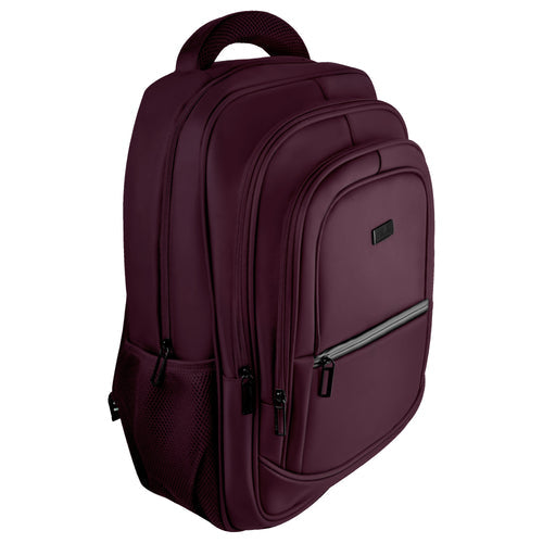 Mochila Perfect Choice Essentials para Laptop de 15.6 a 17 con 4 Compartimentos Color Morado