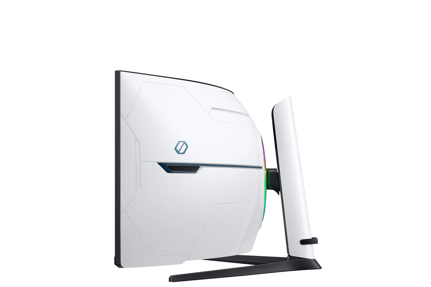 Samsung LS57CG950NLXZX monitor de computadora 144.8 cm (57") 7680 x 2160 Pixeles Dual UHD LED Negro, Blanco