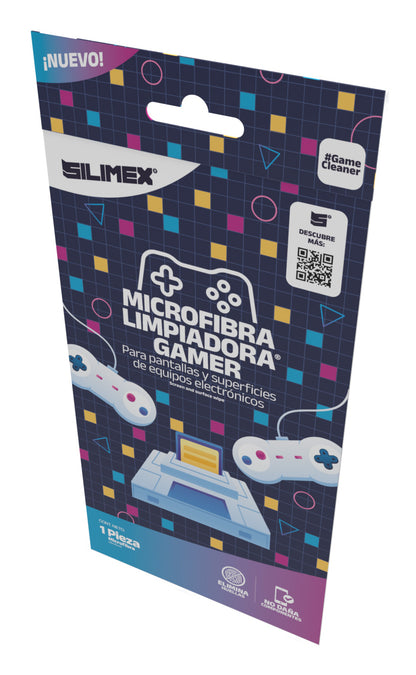 Paño De Microfibra Gamer Silimex 30x30 Limpieza De Equipos Electrónicos 1 pza