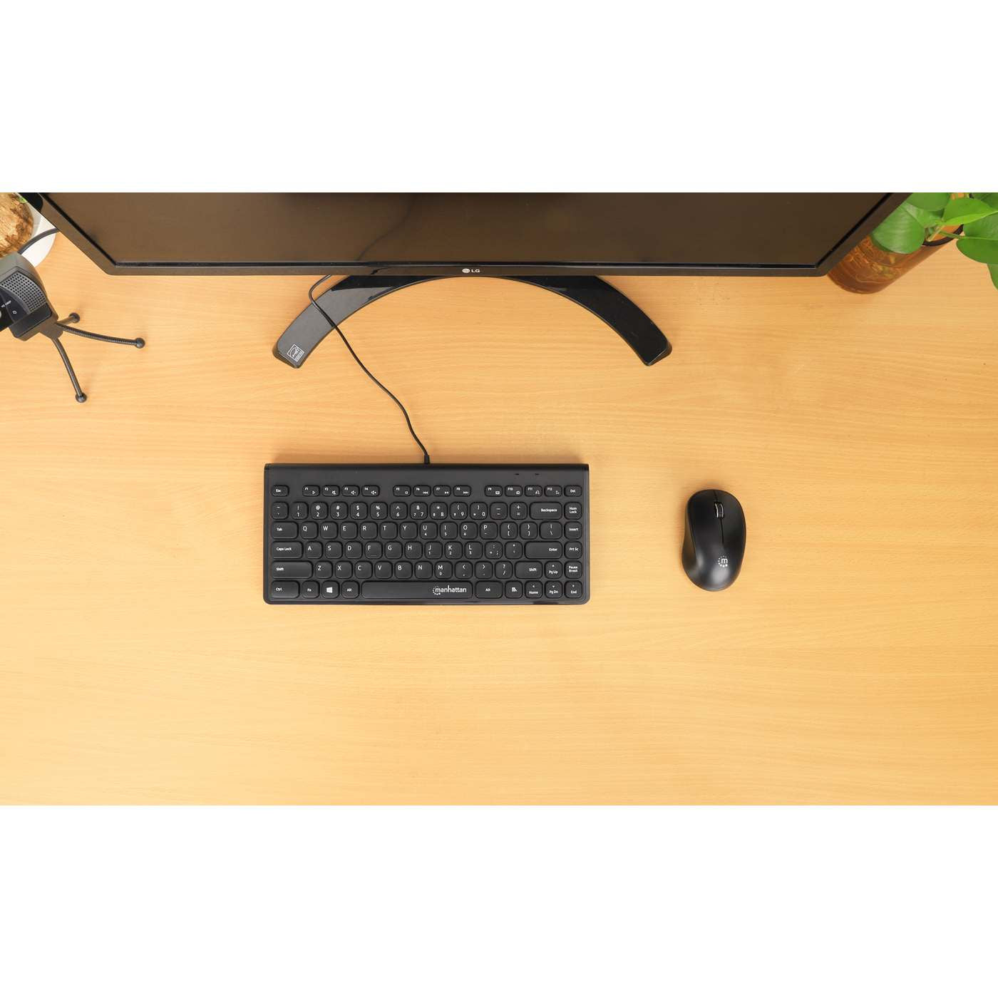 Teclado Chocolate Manhattan USB cableado Negro