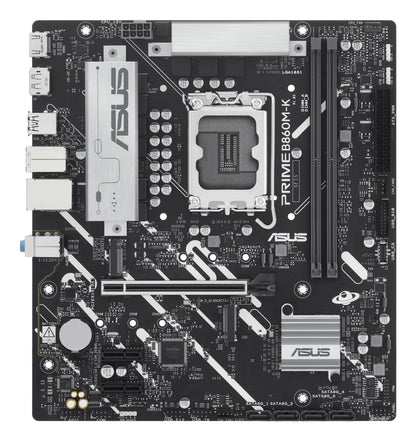 Tarjeta Madre Asus Prime B860M-K DDR5 S 1851 mATX 128GB DDR5 PCIe 5.0 1xPCIe 4.0 M.2 Aura Sync