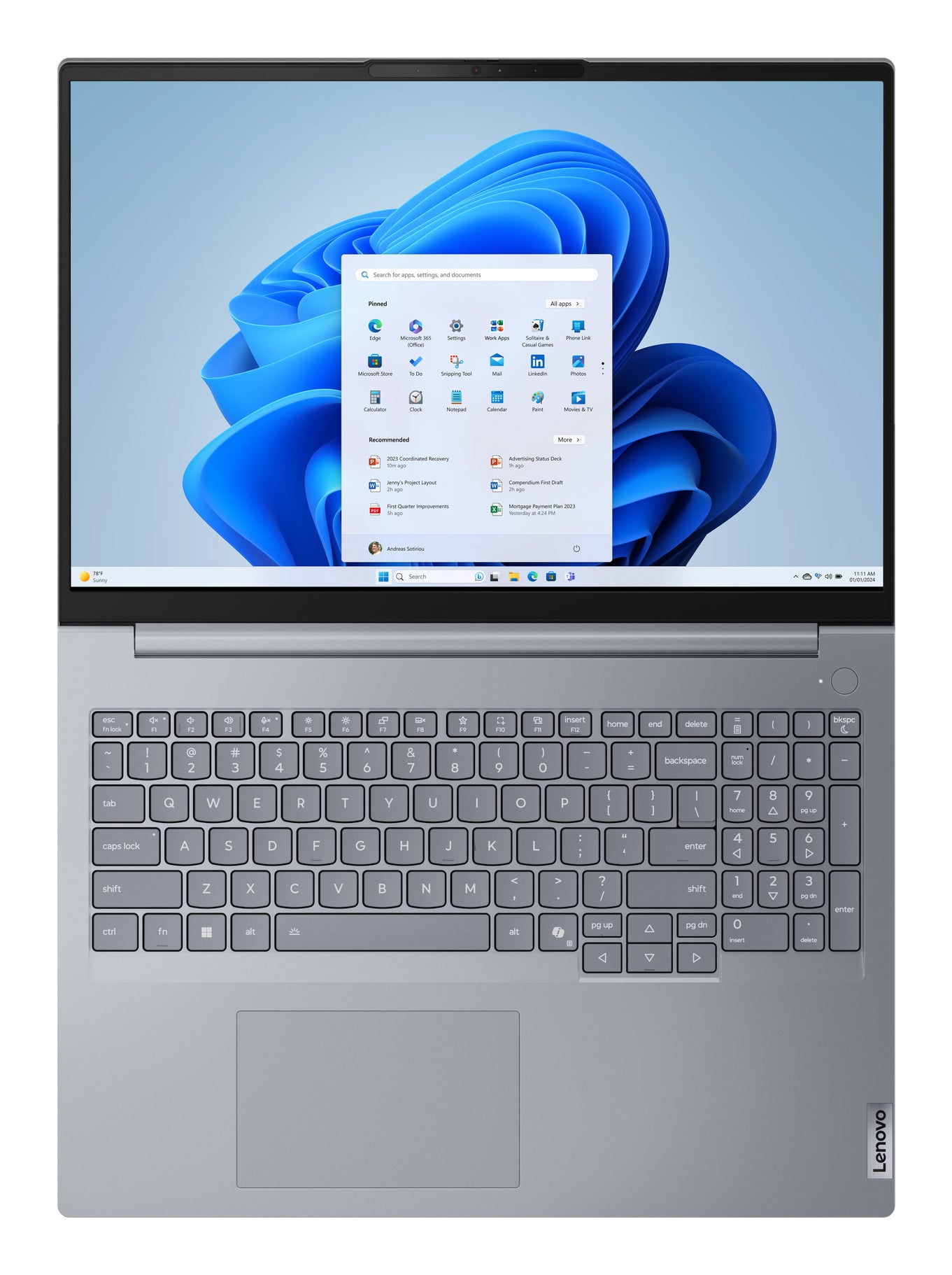 Lenovo ThinkBook 16 G8 IAL Intel Core Ultra 5 225U Computadora portátil 40.6 cm (16") WUXGA 16 GB DDR5-SDRAM 512 GB SSD Wi-Fi 6 (802.11ax) Windows 11 Pro Gris Español