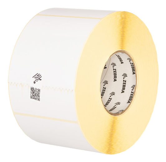 Etiqueta Zebra papel 4 x 4 pulg DT Z-Perform 2000D núcleo 1 pulg 640/caja con 6 rollos para impresoras ZD