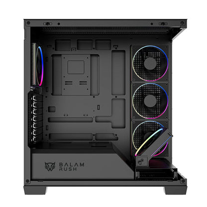 Gabinete Gamer Balam Rush Media Torre Tank Polar 7900 / Legend Negro