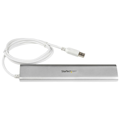 StarTech.com ST73007UA nodo concentrador USB 3.2 Gen 1 (3.1 Gen 1) Type-A 5000 Mbit/s Plata, Blanco
