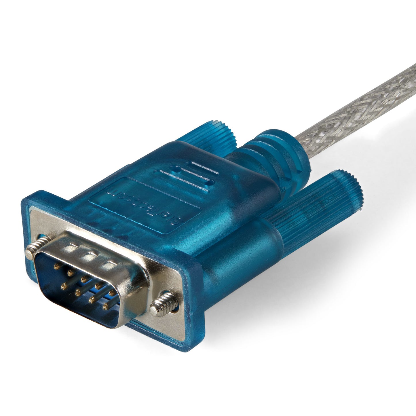 StarTech.com ICUSB232SM3 cambiadores de género de cables DB-9 USB 2.0 A Azul, Transparente