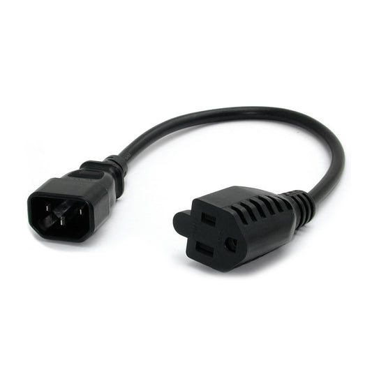 StarTech.com PAC100 cable de alimentación Negro Acoplador C14