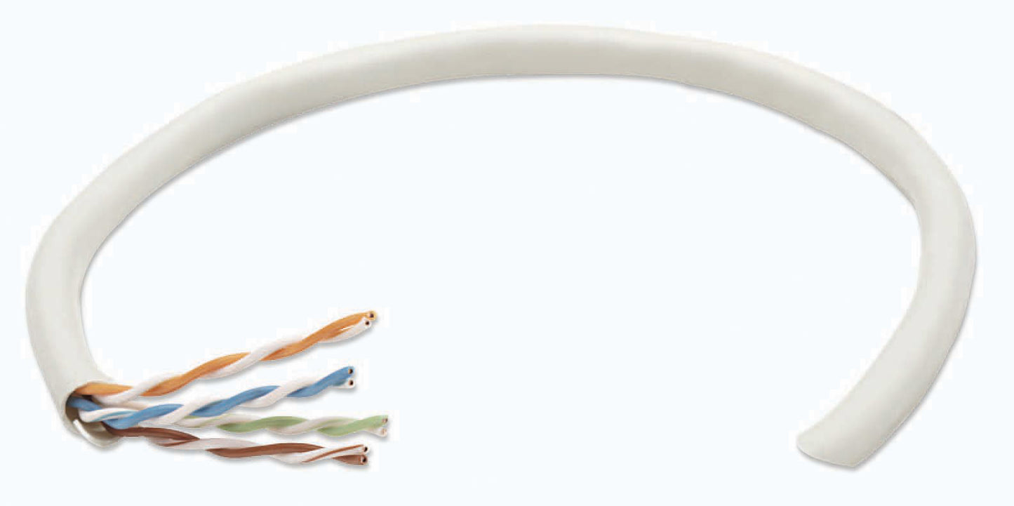 Bobina Cable Intellinet UTP Red Cat5e Rollo Cobre 305m Sólido Color Gris