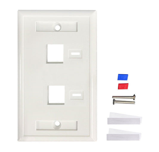 Intellinet 772396 placa de pared o cubierta de interruptor Blanco
