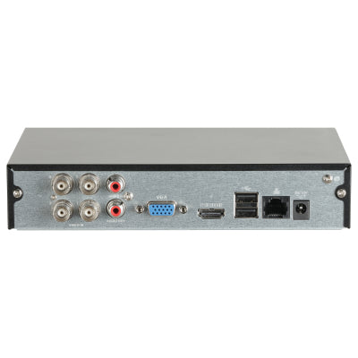 Kit de 4 Canales Dauha 5MP DVR Cooper-I WizSense con IA/H.265+/4 Cámaras B2A51 Metálicas/4Ch+1 IP o Hasta 5 Canales IP
