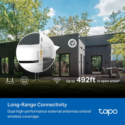 TP-Link TAPO C530WS cámara de vigilancia Torreta Cámara de seguridad IP Exterior 2880 x 1620 Pixeles Pared