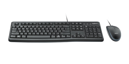 Teclado y Mouse Logitech MK120 Alámbrico USB Color Negro