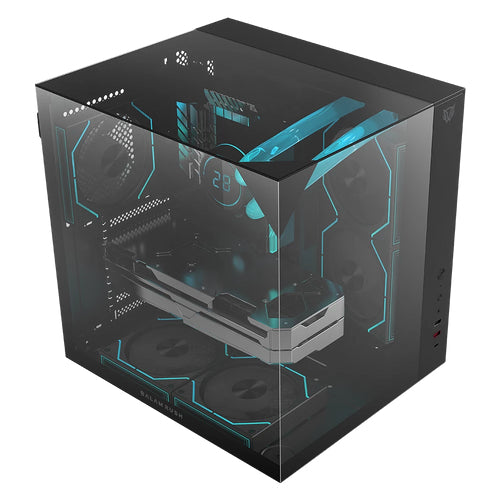 Gabinete Gamer Balam Rush Media Torre Tank Majestic 6600 Legend Negro