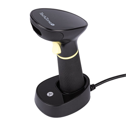 Lector de Códigos de Barras TechZone Inalámbrico 2D USB/USB-VCP