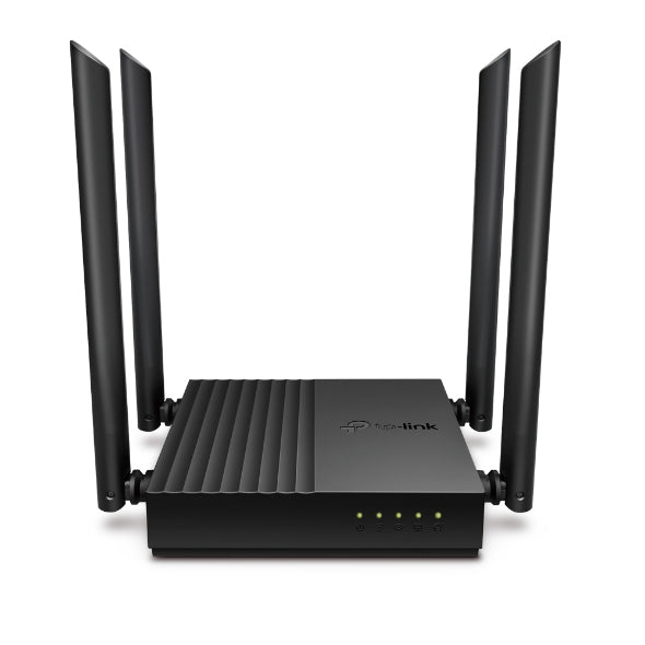 Router Gigabit Tp-link MU-MIMO inalámbrico C1200 867 Mbps en la banda de 5 GHz y 400 Mbps en la banda de 2.4 GHz