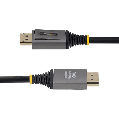 StarTech.com DP21V-50C-DP80-CABLE cable DisplayPort 0.5 m Negro