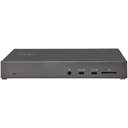 StarTech.com DK31C2DHSPD base para laptop o replicador de puertos Alámbrico USB 3.2 Gen 2 (3.1 Gen 2) Type-C Negro, Gris