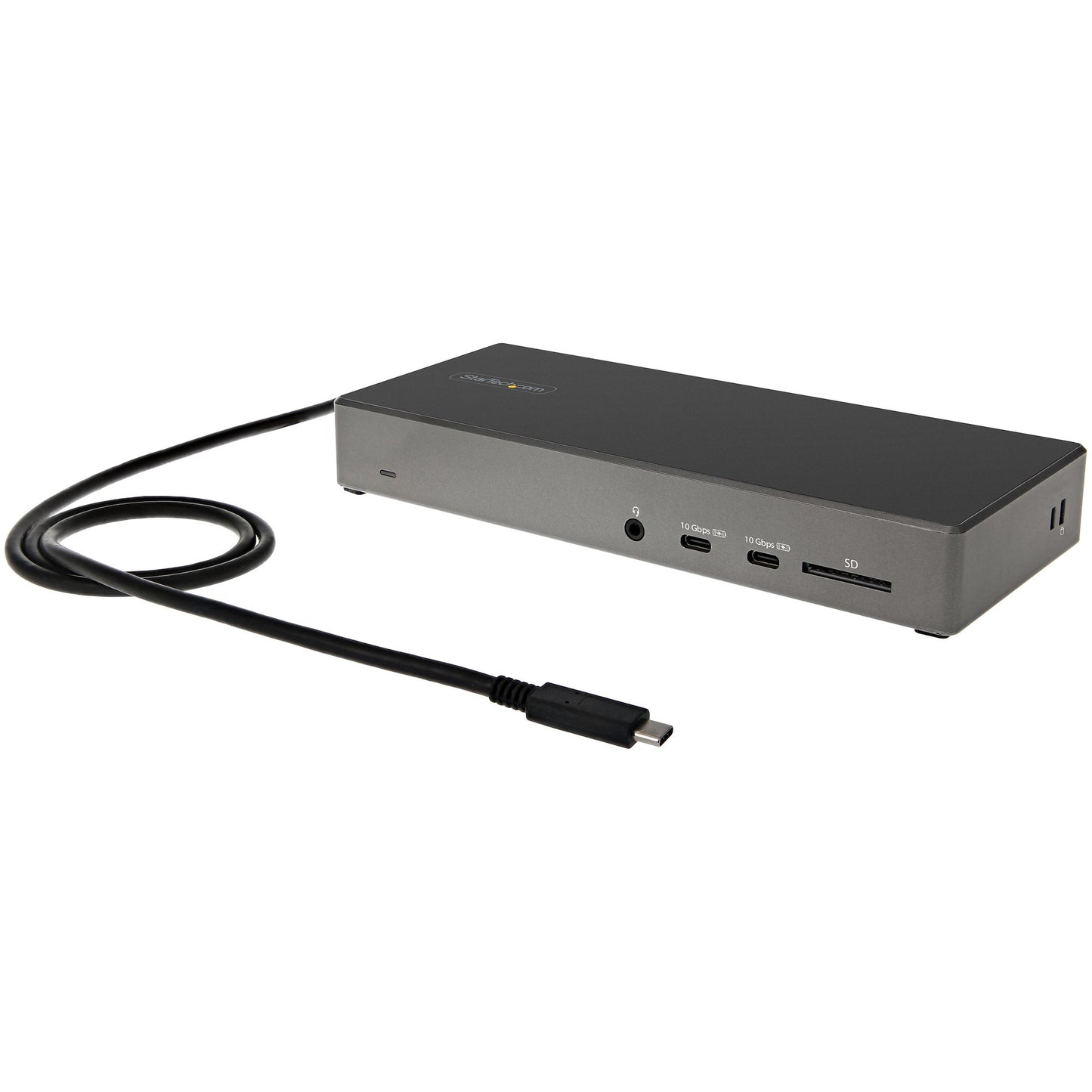 StarTech.com DK31C2DHSPD base para laptop o replicador de puertos Alámbrico USB 3.2 Gen 2 (3.1 Gen 2) Type-C Negro, Gris