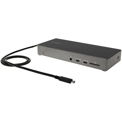StarTech.com DK31C2DHSPD base para laptop o replicador de puertos Alámbrico USB 3.2 Gen 2 (3.1 Gen 2) Type-C Negro, Gris