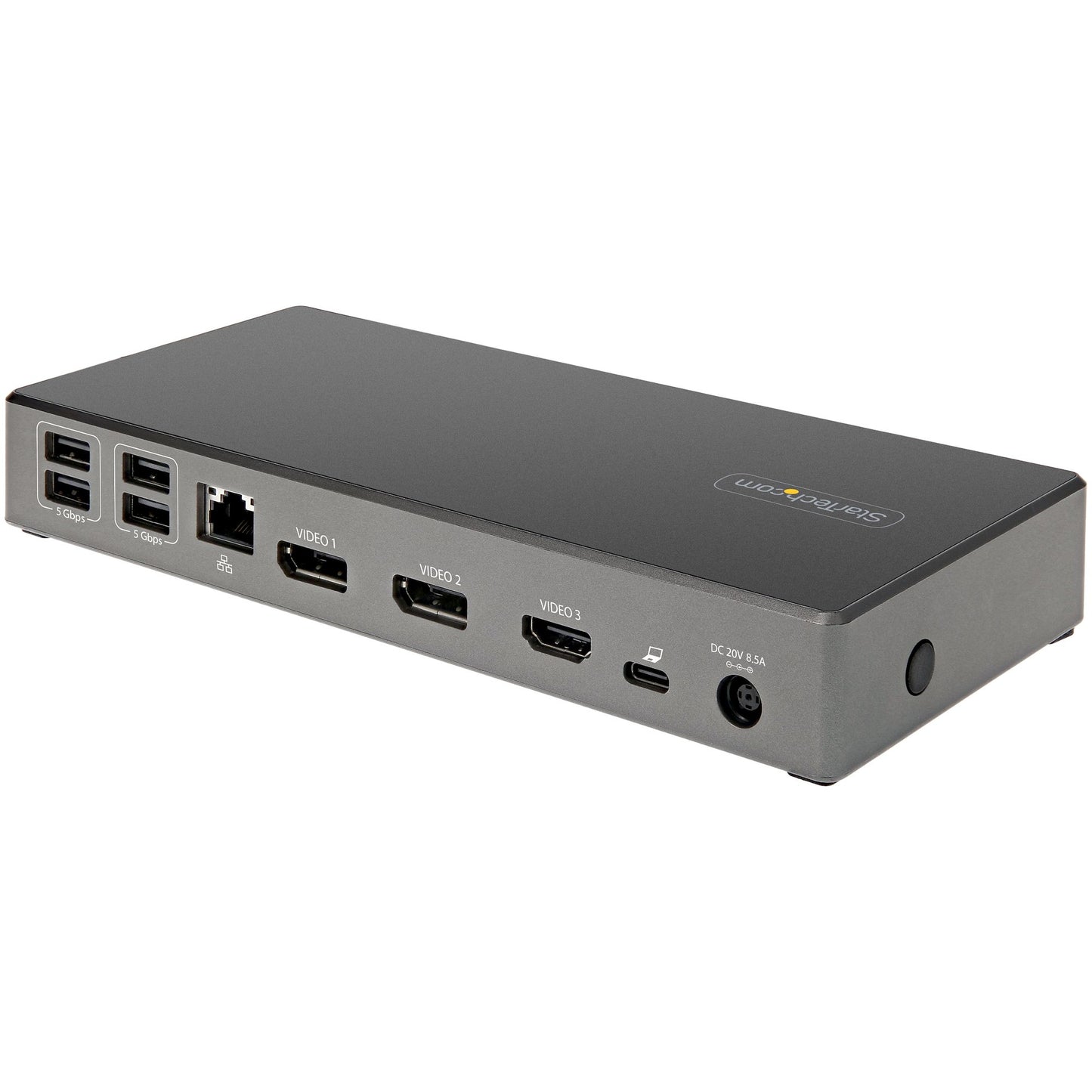 StarTech.com DK31C2DHSPD base para laptop o replicador de puertos Alámbrico USB 3.2 Gen 2 (3.1 Gen 2) Type-C Negro, Gris