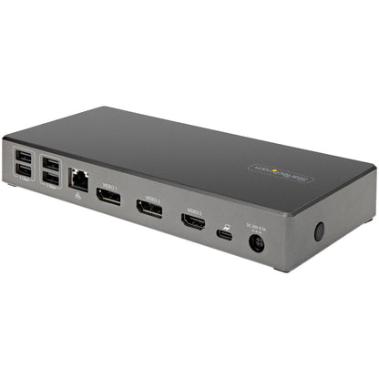 StarTech.com DK31C2DHSPD base para laptop o replicador de puertos Alámbrico USB 3.2 Gen 2 (3.1 Gen 2) Type-C Negro, Gris